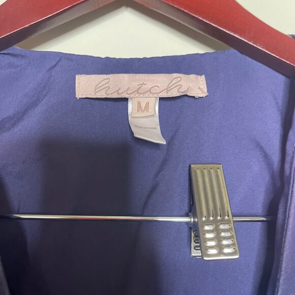 Hutch Marisol wrap midi-dress in a multicolored abstract print sz M - Picture 4 of 8